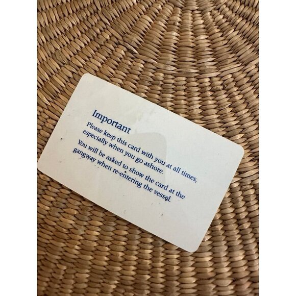 Vintage 1987 Royal Caribbean Nordic Prince Cruise Card - Picture 6 of 7